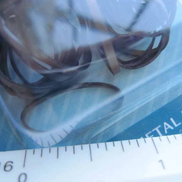 50 Goody Brunette Blonde Ouchless No Metal Elastics Small Mini Shiny Hair Bands - Picture 7 of 10